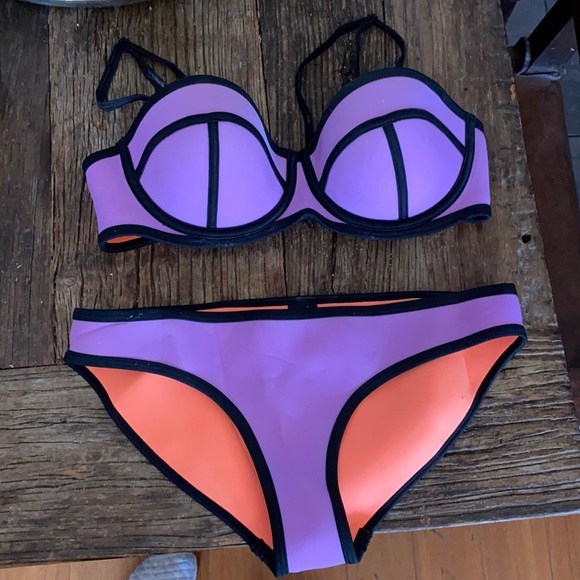 Other - Triangl Neoprene Two piece push-up Bikini